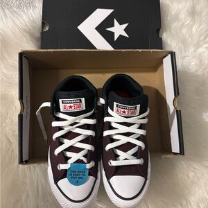 Converse All Star Men’s Burgundy and White Chuck Taylor Sneakers